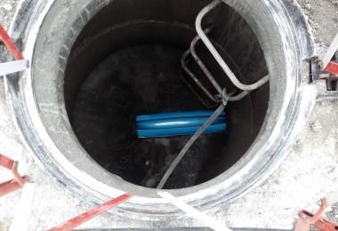 Chemisage d’un collecteur d’eaux usées de diamètre 200mm