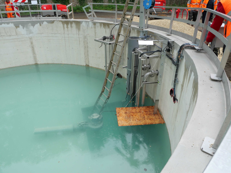 Création d'un bassin de stockage-restitution des eaux usées de Mortefontaine