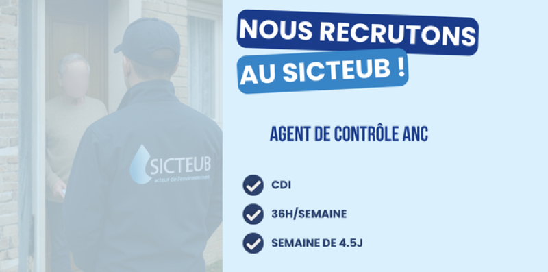 Offre d'emploi - Agent de contrôle ANC
