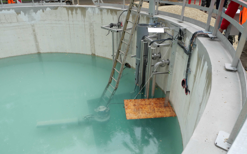 Création d'un bassin de stockage-restitution des eaux usées de Mortefontaine